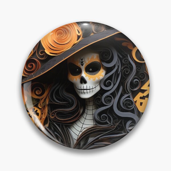 Item preview, Paper quilling Halloween witch art designed and sold by dcrc.