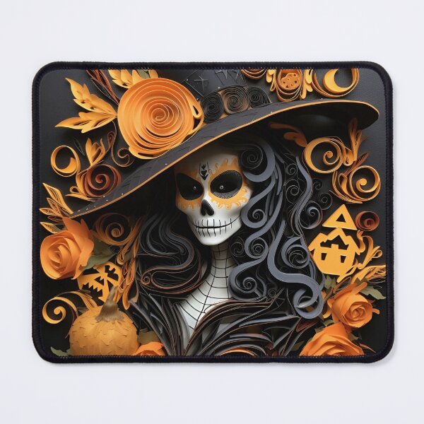 Item preview, Paper quilling Halloween witch art designed and sold by dcrc.