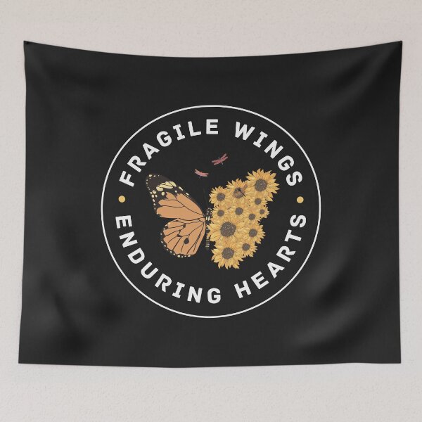 Item preview, Monarch Butterfly Fragile Wings Enduring Hearts designed and sold by Monster  Merch.