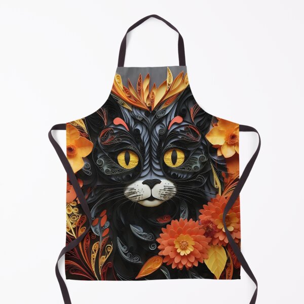 Item preview, paper quilling halloween black cat designed and sold by dcrc.