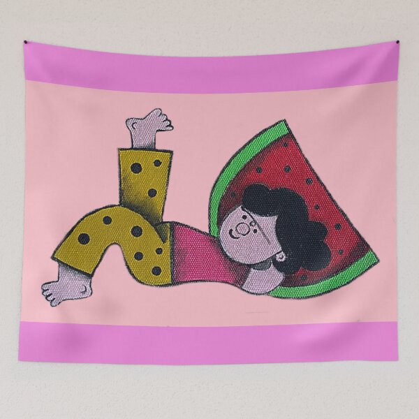 Item preview, Frida, haciendo relax con sandia! designed and sold by Lalitapinta.