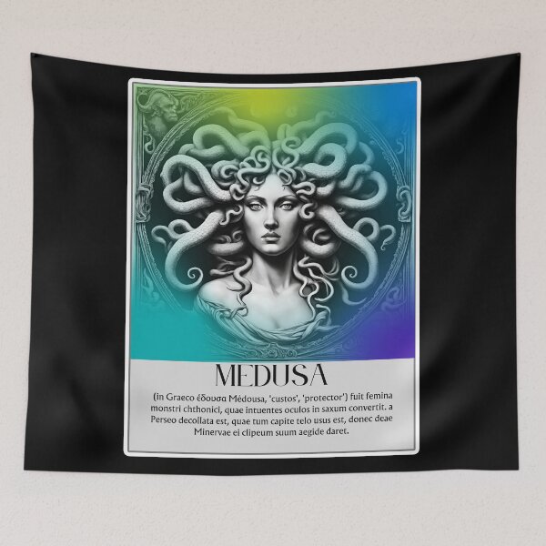 Item preview, Medusa Greek Mythology designed and sold by MINOSDESIGN.