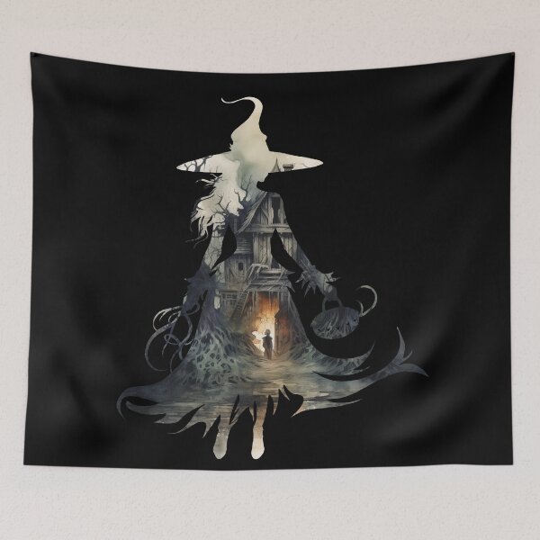 Item preview, Halloween Spooky Scary Witch Horror Witch designed and sold by AnnaMDesign.