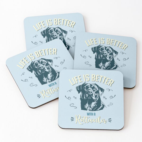 Item preview, Life is Better with a Rottweiler designed and sold by inspiredalike.