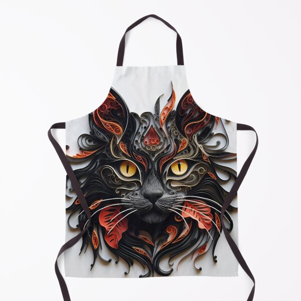 Item preview, paper quilling halloween black cat designed and sold by dcrc.