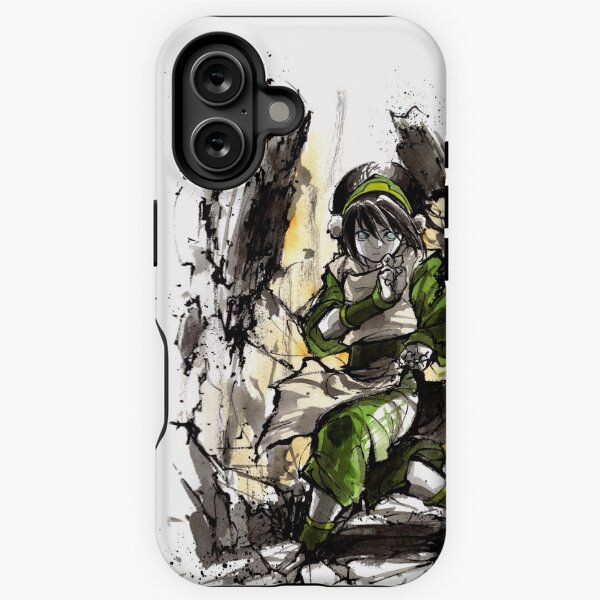 Aperçu de l'œuvre Toph d'Avatar avec sumi et aquarelle créée et vendue par Mycks.