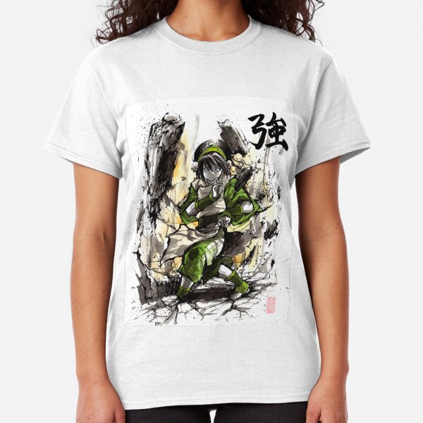 Toph from Avatar with sumi and watercolor Classic T-Shirt
