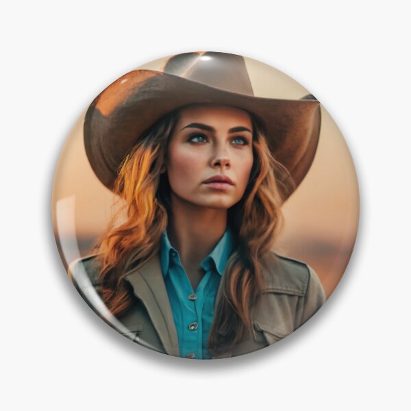 Item preview, woman with cowboy hat designed and sold by InnovaDigital.