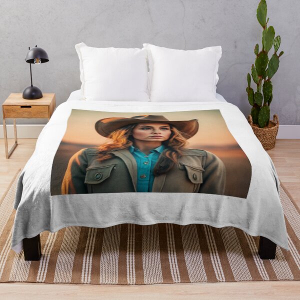 Item preview, woman with cowboy hat designed and sold by InnovaDigital.