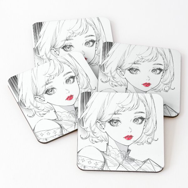Item preview, Lineart Portrait #4 designed and sold by PaperAI.