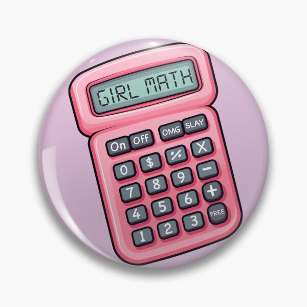 Item preview, Girl math sticker designed and sold by Skeezips.