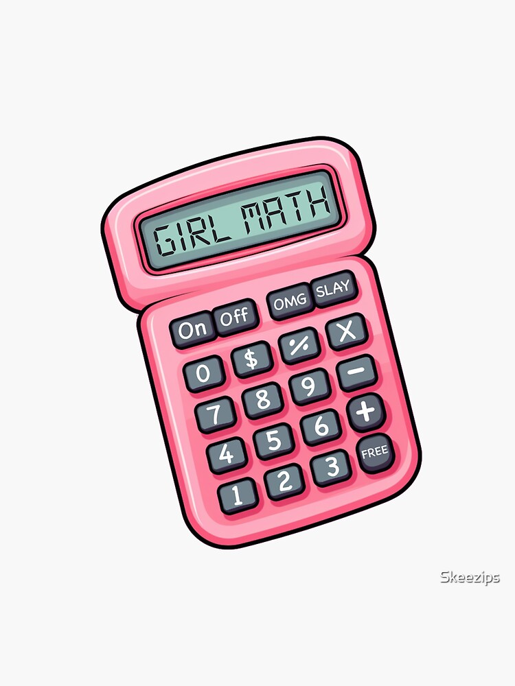 Girl Math Decal