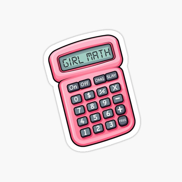 Girl Math Decal