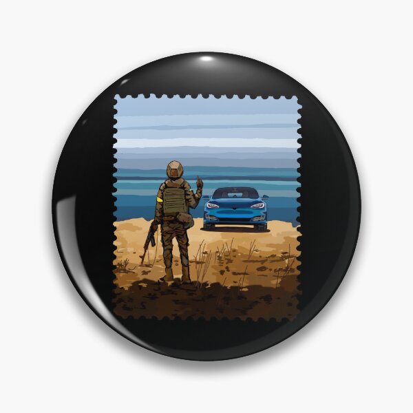 Item preview, New Patriotic Postage Stamp Of Ukraine With Car designed and sold by Aide.