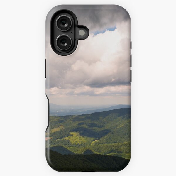gorgeous cloudy sky over the mountains iPhone Tough Case