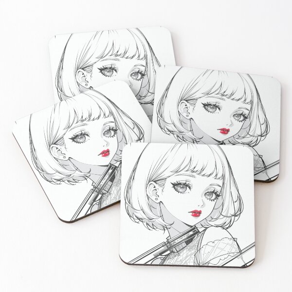 Item preview, Lineart Portrait #5 designed and sold by PaperAI.