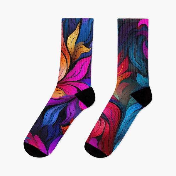 Item preview, “Neon Zenitude: Fusion of Psychedelic Vibrations” designed and sold by Art-Vortex-fr.