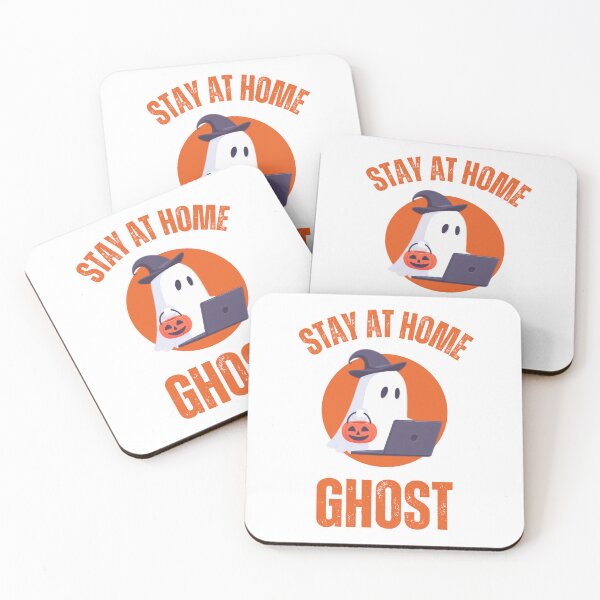 Item preview, Stay at home ghost - remote work Halloween. designed and sold by onum2018.