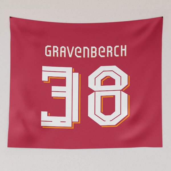 Item preview, Ryan Gravenberch Liverpool Home jersey 23/24 designed and sold by Alimator.