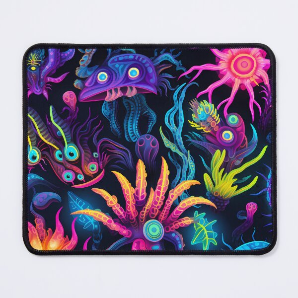 Item preview, “Zen Creatures in a Neon World” designed and sold by Art-Vortex-fr.