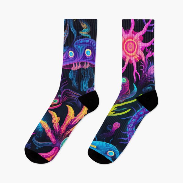 Item preview, “Zen Creatures in a Neon World” designed and sold by Art-Vortex-fr.