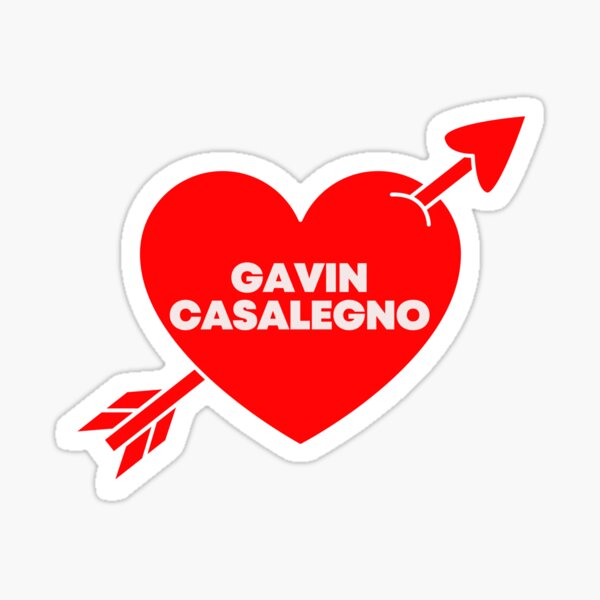 I Heart Gavin Casalegno Sticker for Sale by Itsheartshop