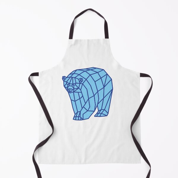 Item preview, Blue Origami Geometric Polar Bear designed and sold by shaldesign.