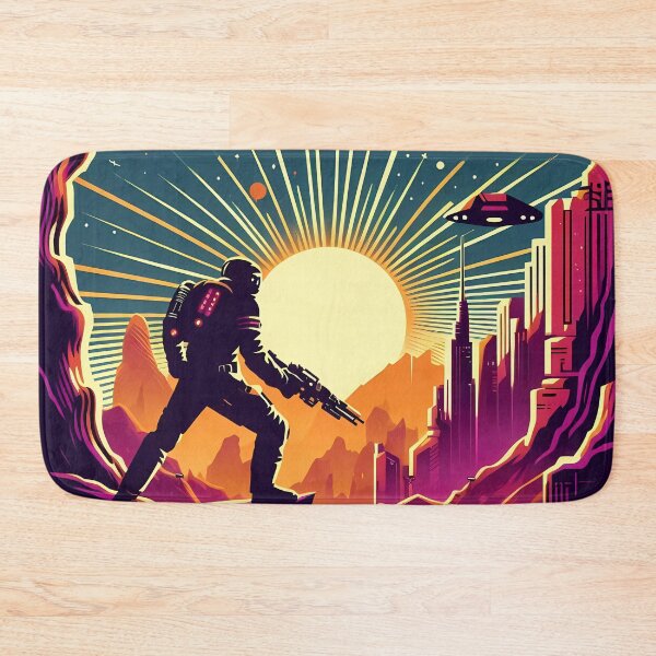 Item preview, Retro Sci-Fi Poster A designed and sold by Vitalka-uk.