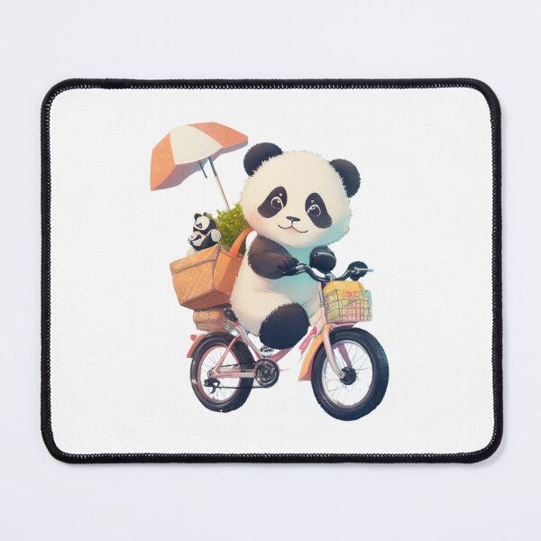 Item preview, Clipart of a cute panda driving a cycle.  designed and sold by Vegasstickers.