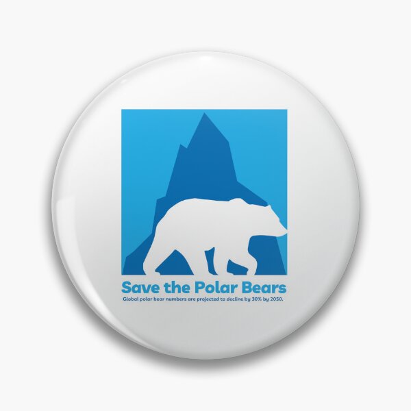 Item preview, Save the Polar Bears designed and sold by Karla Martinez.
