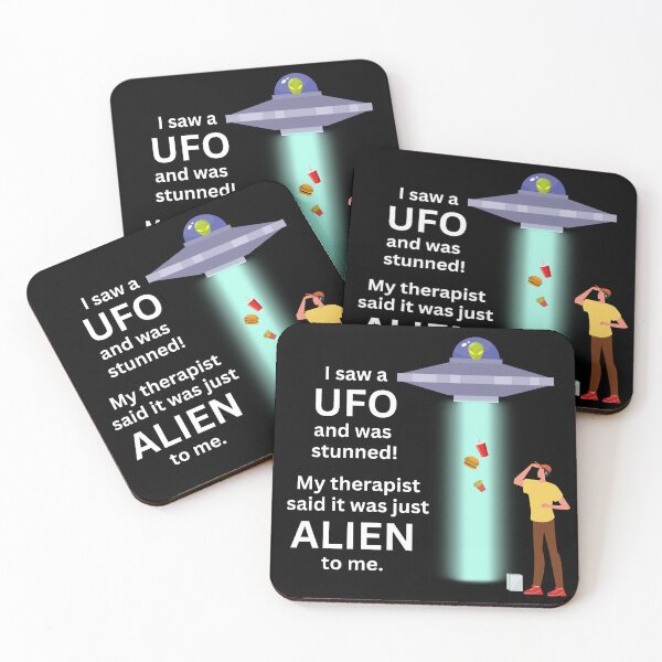 Item preview, UFO Makes a Pit Stop designed and sold by HolidaysBlaze Designs For You.