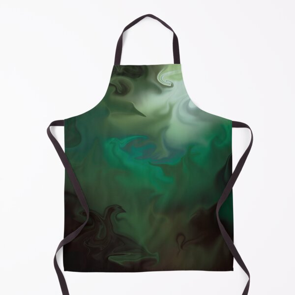 Item preview, Abstract Green Waves of Hope designed and sold by Splashedoverart.