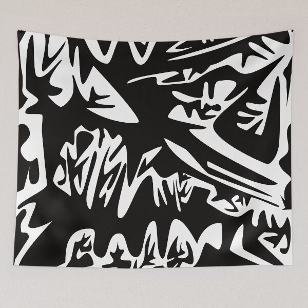 Item preview, Abstract Shape Scribble No.B08 designed and sold by BlackArtProject.