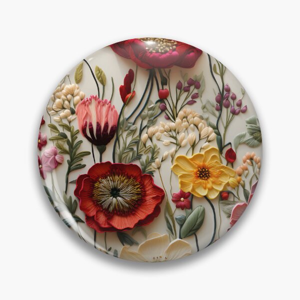 Item preview, Wildflower Embroidery Pattern designed and sold by BellaLawi.