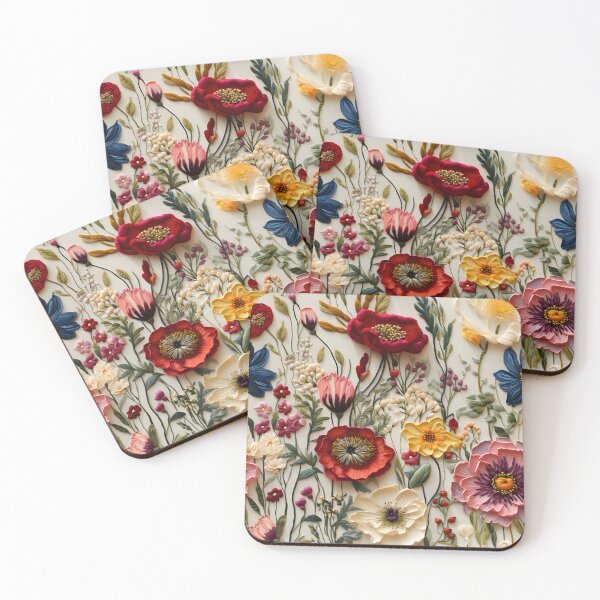 Item preview, Wildflower Embroidery Pattern designed and sold by BellaLawi.