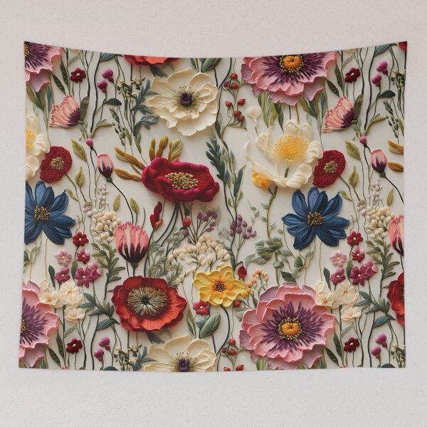 Item preview, Wildflower Embroidery Pattern designed and sold by BellaLawi.