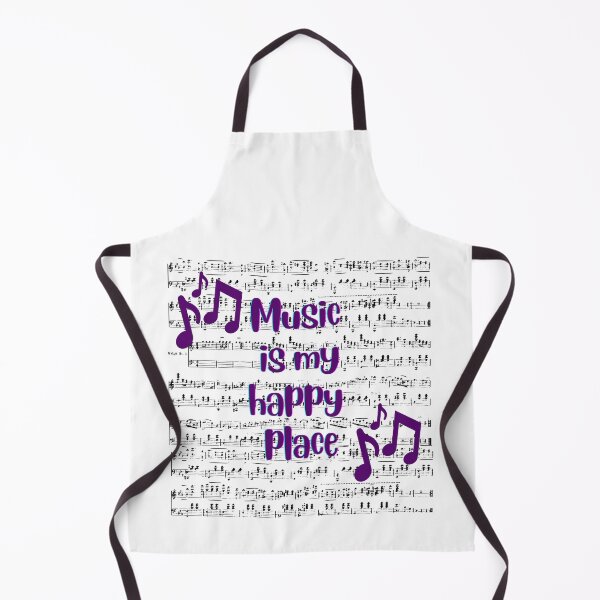 Item preview, Music is my happy place print designed and sold by kirkytracy.