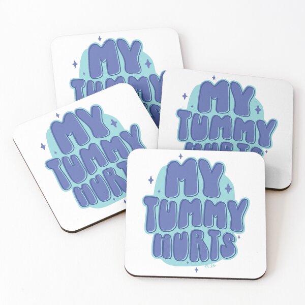 Item preview, My Tummy Hurts - Blue designed and sold by ts-eg.
