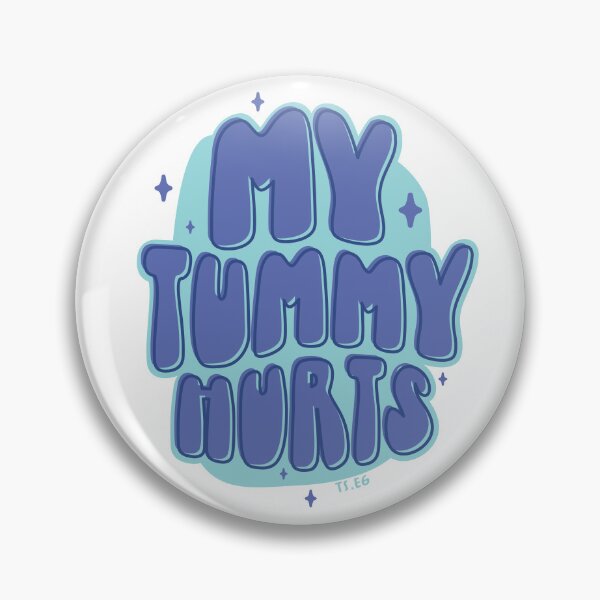 Item preview, My Tummy Hurts - Blue designed and sold by ts-eg.