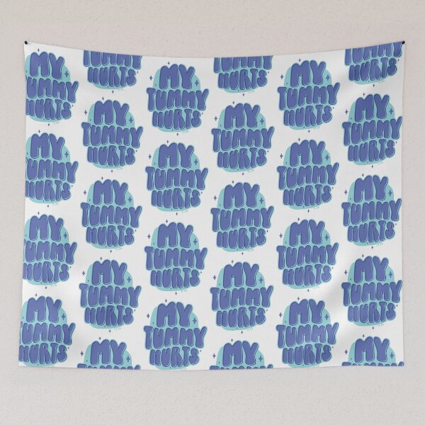 Item preview, My Tummy Hurts - Blue designed and sold by ts-eg.