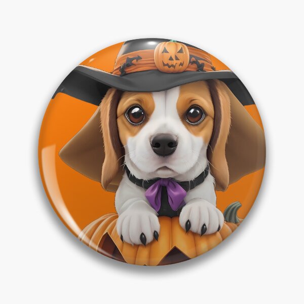 Item preview, Blackghoulish Beagle Pumpkin - Halloween Art designed and sold by purrfect pattern.