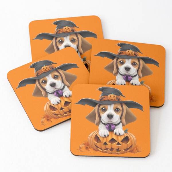 Item preview, Blackghoulish Beagle Pumpkin - Halloween Art designed and sold by purrfect pattern.