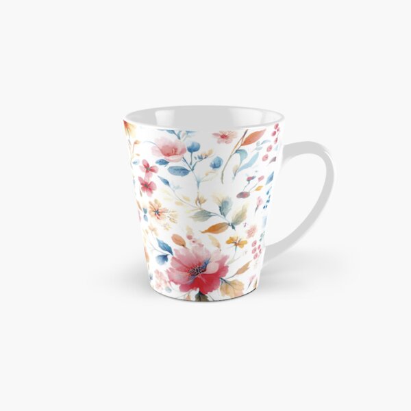 WATERCOLOR FLORAL Tall Mug
