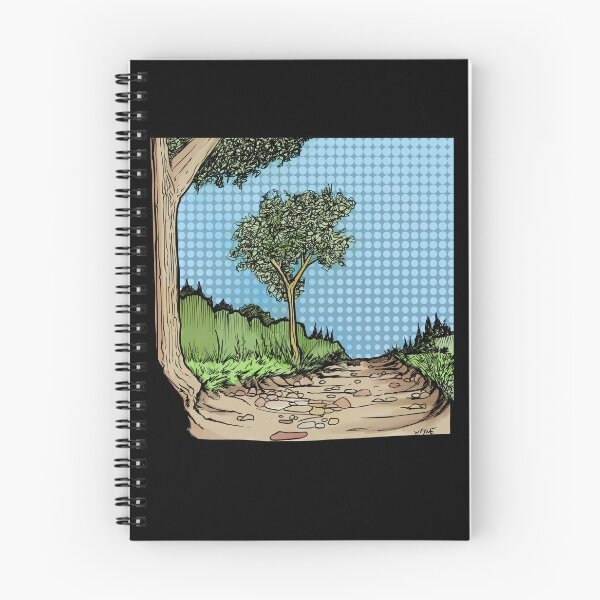Item preview, inktober path colored designed and sold by Wayne Brown.