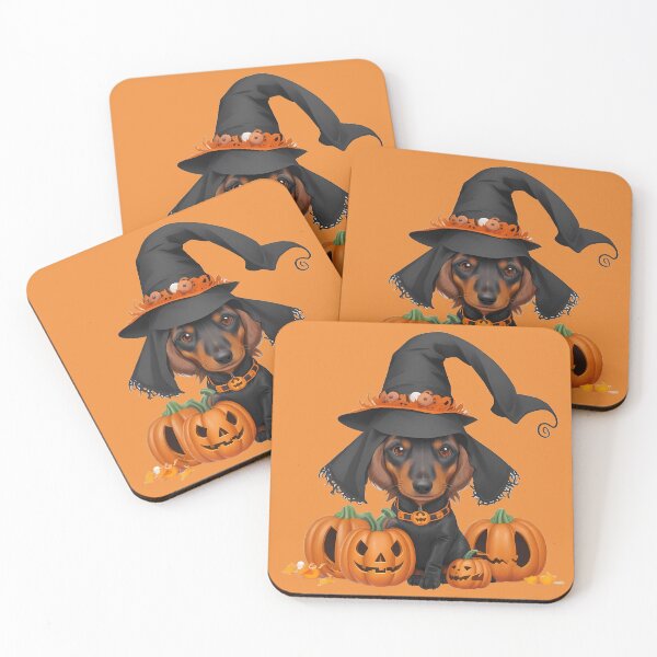 Item preview, Halloween Dachshund Pumpkin Art: Scary and Cute designed and sold by purrfect pattern.