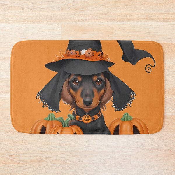 Item preview, Halloween Dachshund Pumpkin Art: Scary and Cute designed and sold by purrfect pattern.