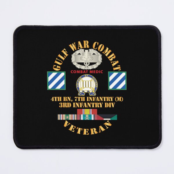 Item preview, Army - Gulf War Combat Infantry Vet w Combat Medic, 4th Bn 7th Inf - 3rd ID SSI X 300 designed and sold by Military Insignia Products.