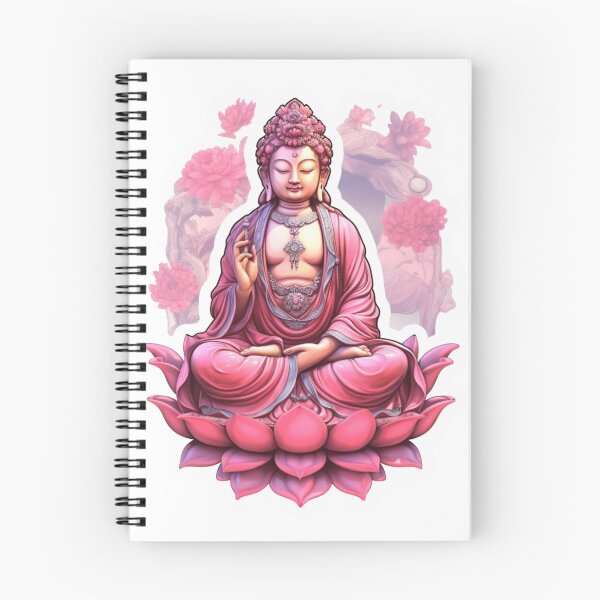 Item preview, Pink Buddha Meditation Sticker For Different Surfaces designed and sold by MartynGrey.