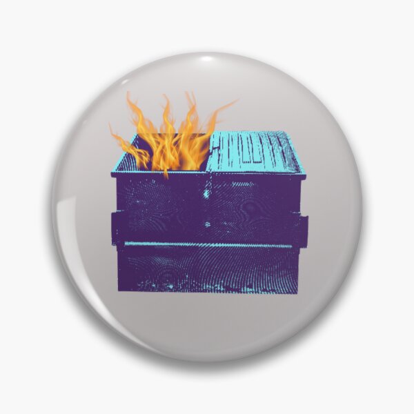 Item preview, Dumpster Fire (Romance Riot Discord Emoji)  designed and sold by KatePrada.