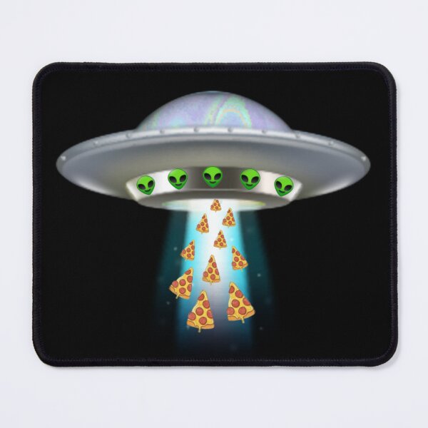 Artikelvorschau, UFO-Alien lieben Pizza entworfen und verkauft von Cyberomiz.